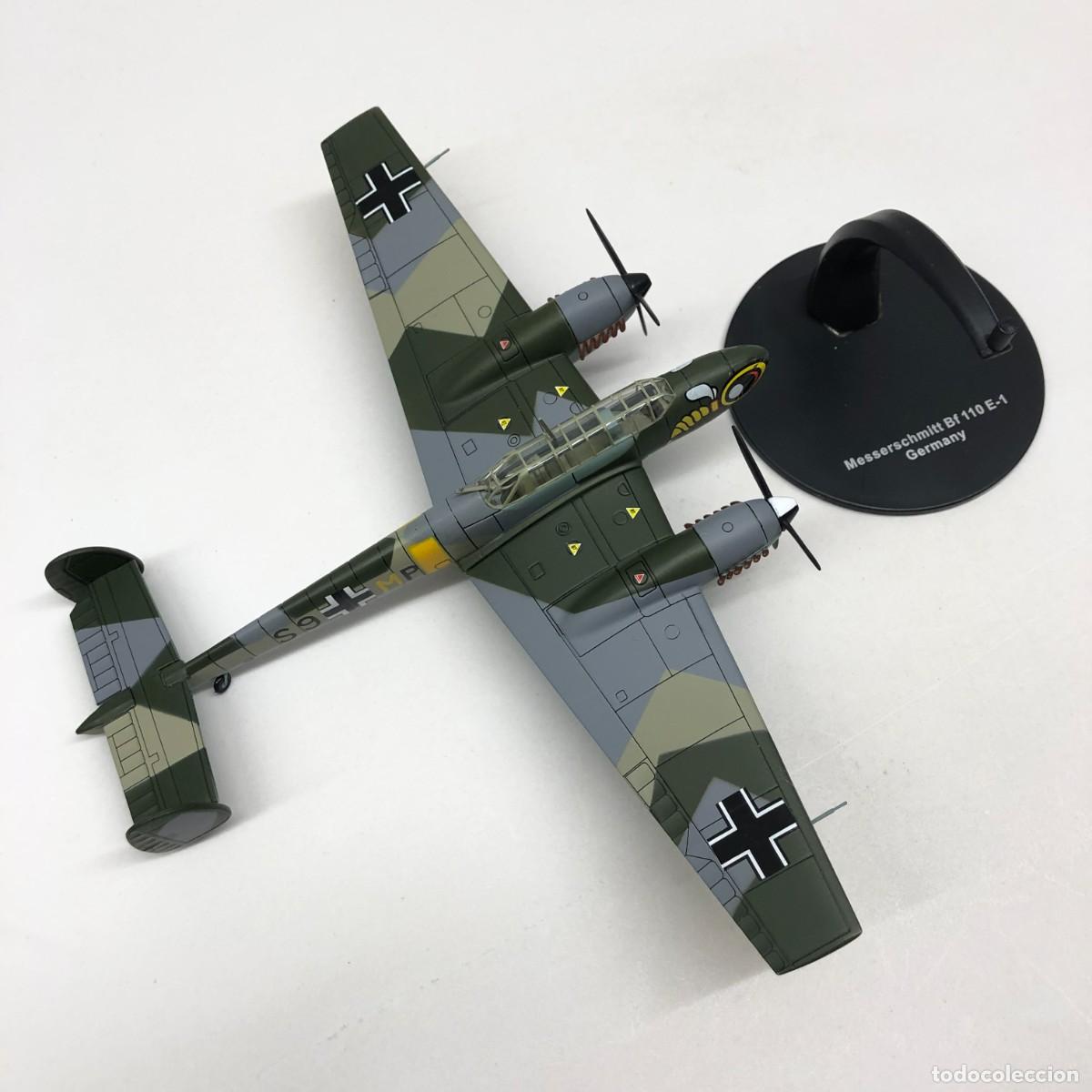 Juguetes antiguos: MESSERSCHMITT BF 110 E-1 - GERMANY - ESCALA 1:72 - ALTAYA - AVIONES DE PLOMO / 151