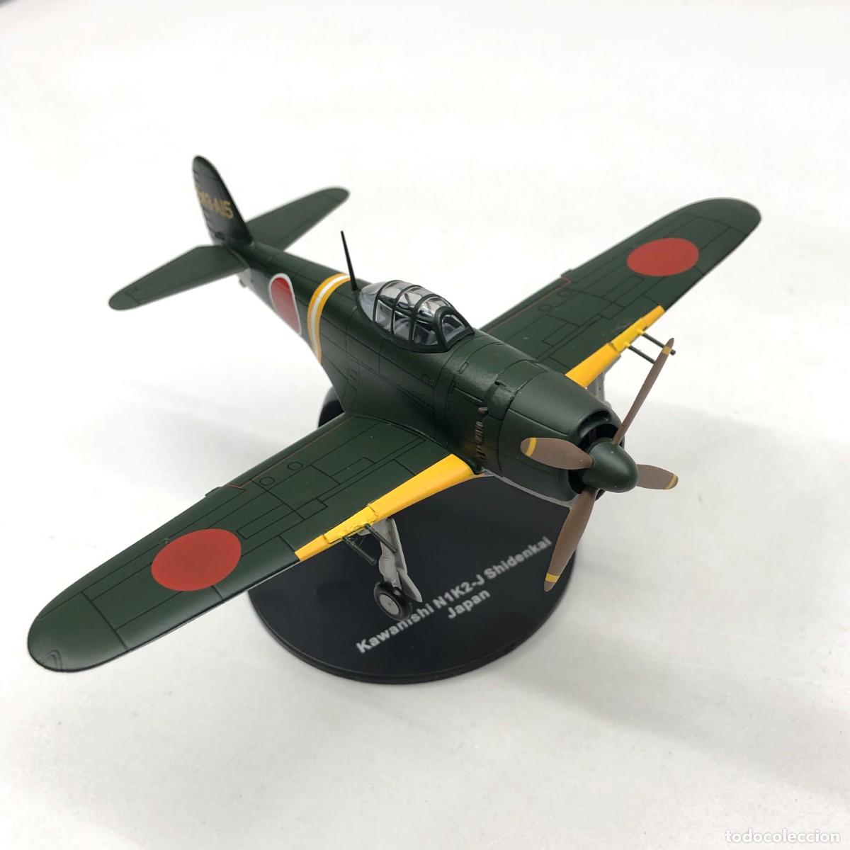Juguetes antiguos: KAWANISHI N1K2-J SHIDENKAI - JAPAN - ESCALA 1:72 - ALTAYA - AVIONES DE PLOMO / 152