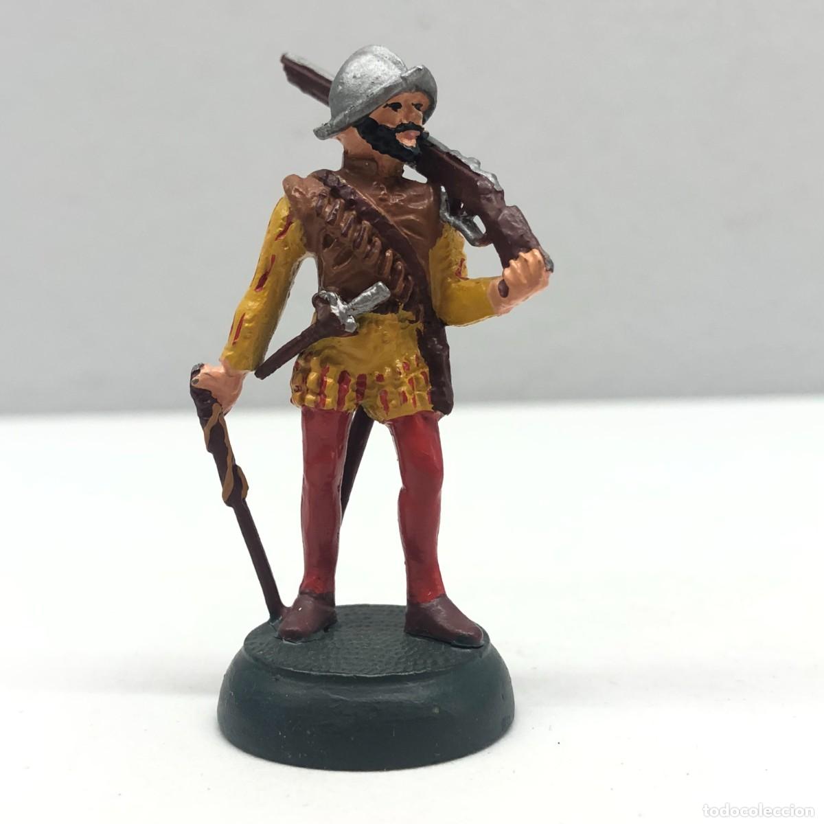 Juguetes antiguos: ARCABUCERO S. XVI - REF. 3/024 - ALMIRALL PALOU - FIGURA DE PLOMO - SOLDADITO / 206