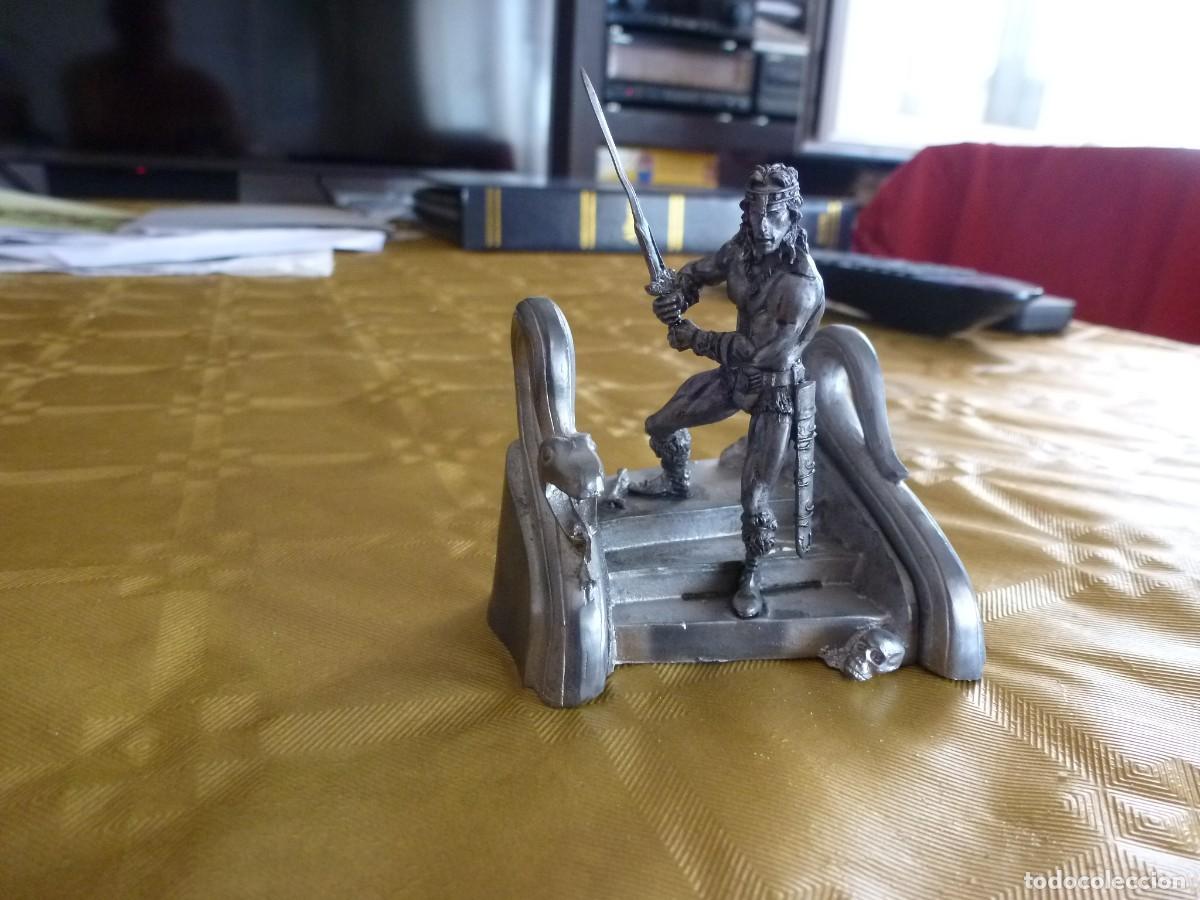 Juguetes antiguos: FIGURA METAL CONAN EL BARBARO 1/35 (54MM) MUY BUENOS ACABADOS -VER FOTOS