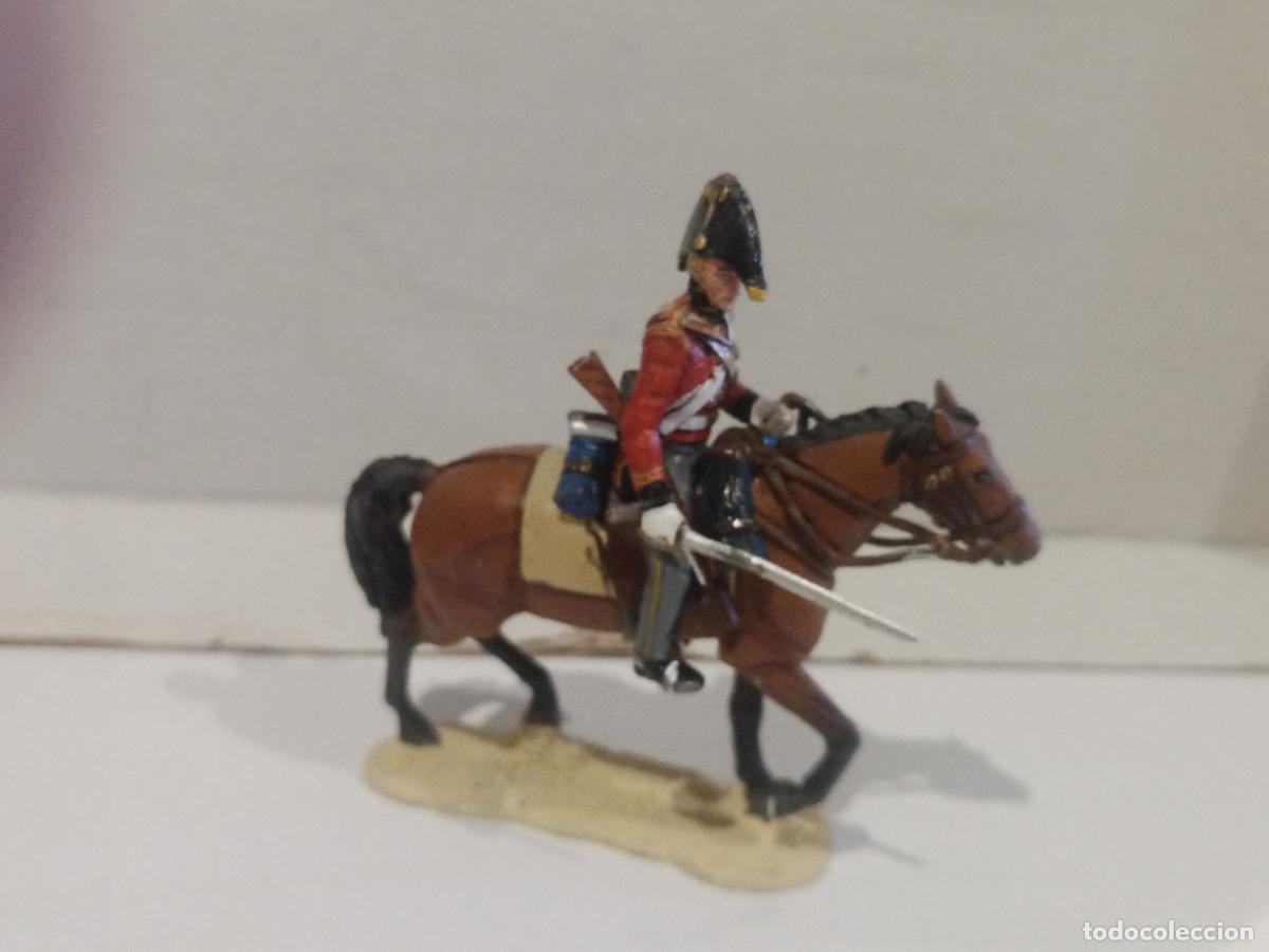 Juguetes antiguos: FIGURA DE PLOMO DE UN JINETE A CABALLO PSOIBLEMENTE NAPOLEONICO
