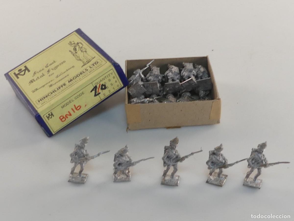 Jeux Anciens: SOLDADITOS DE PLOMO SIN PINTAR -20 UNIDADES HINCHLIFFE MODELS CON CAJA