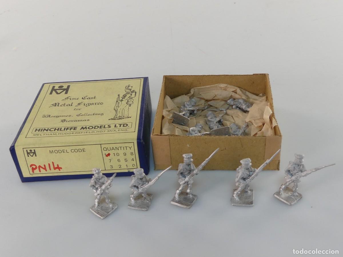 Jeux Anciens: SOLDADITOS DE PLOMO SIN PINTAR -10 UNIDADES HINCHLIFFE MODELS CON CAJA