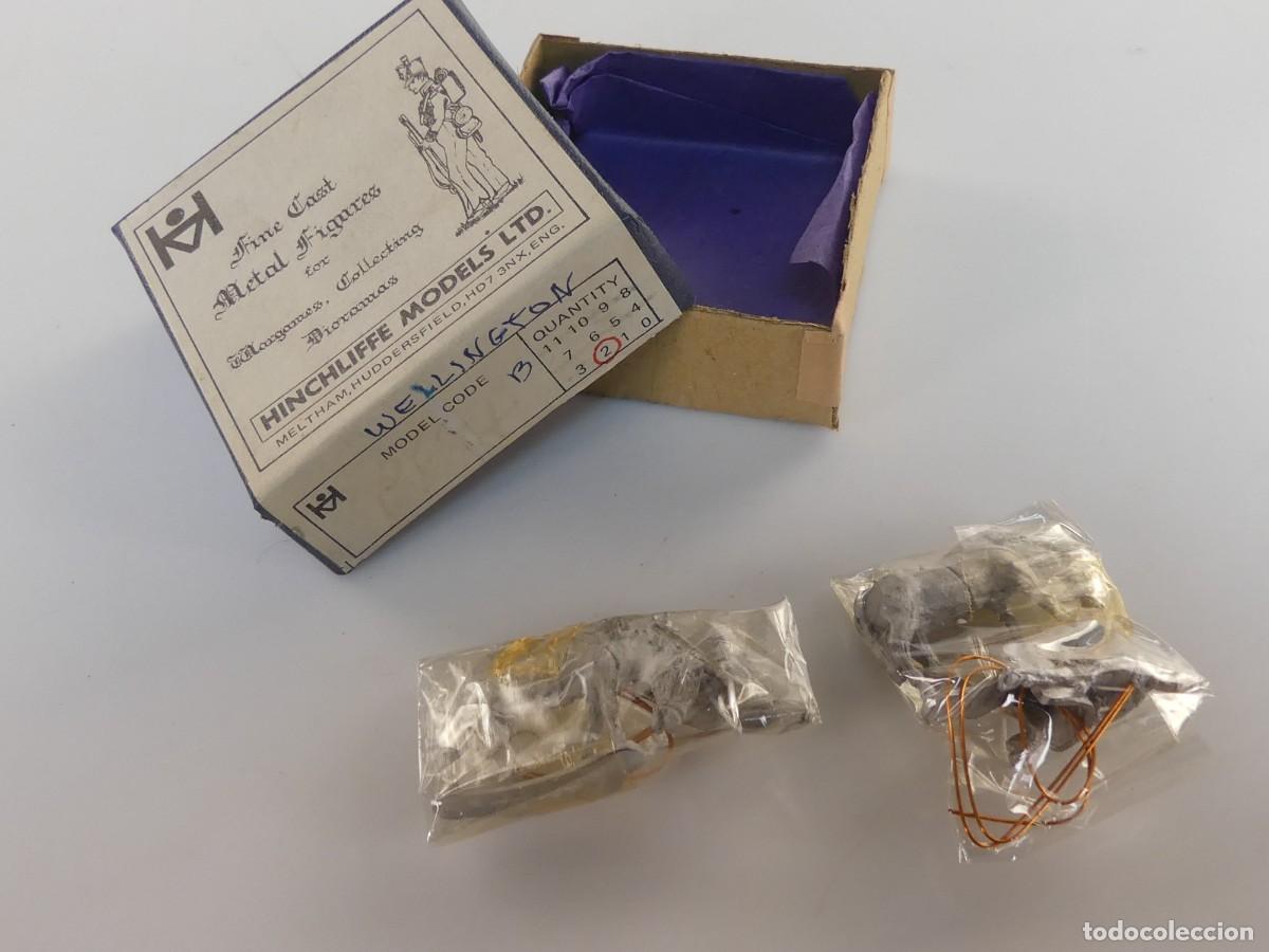 Jeux Anciens: SOLDADITOS DE PLOMO SIN PINTAR -2 UNIDADES CABALLOS Y 2 JINETES