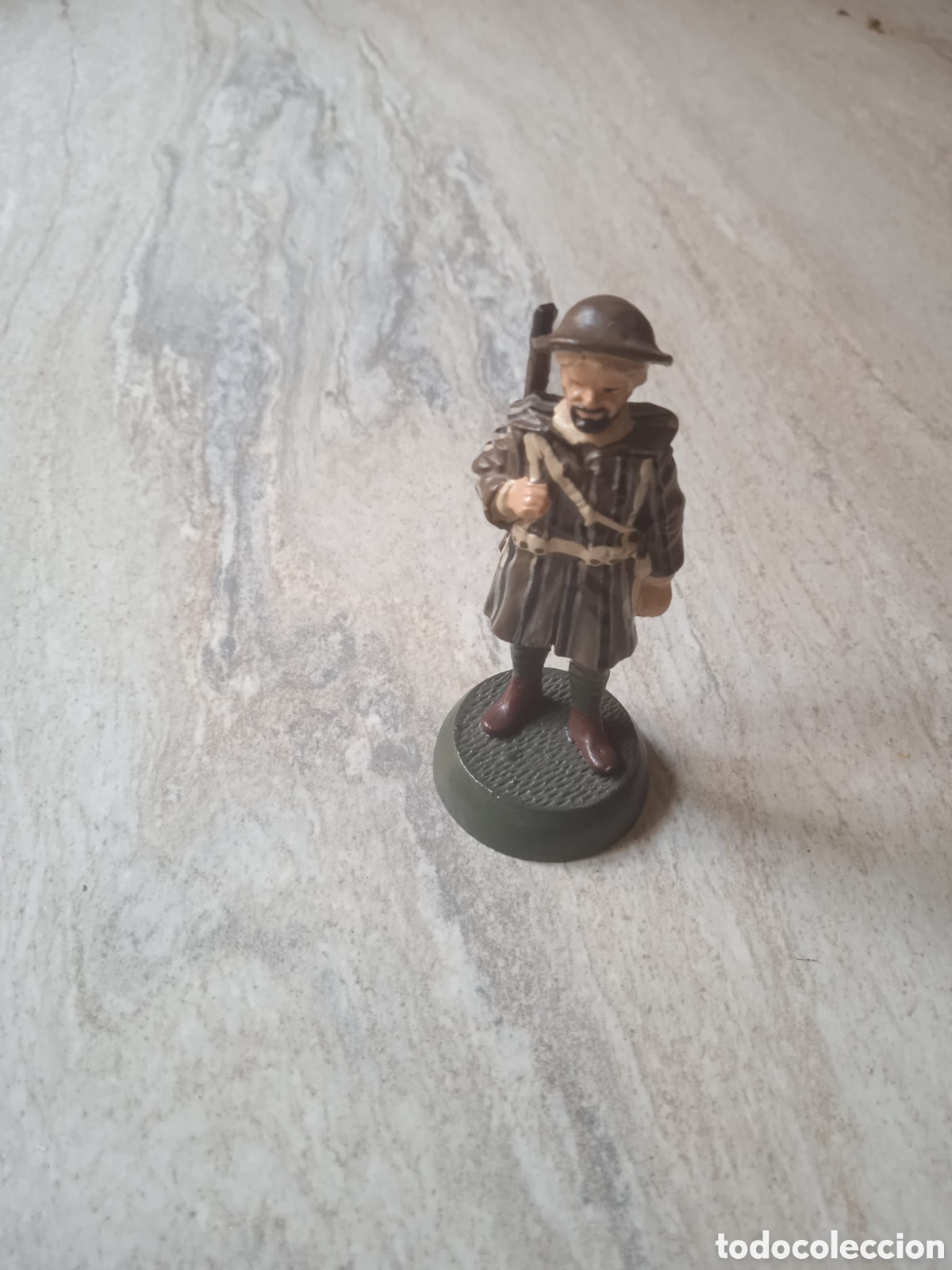 Juguetes antiguos: Soldado de plomo .Guerra de Marruecos.