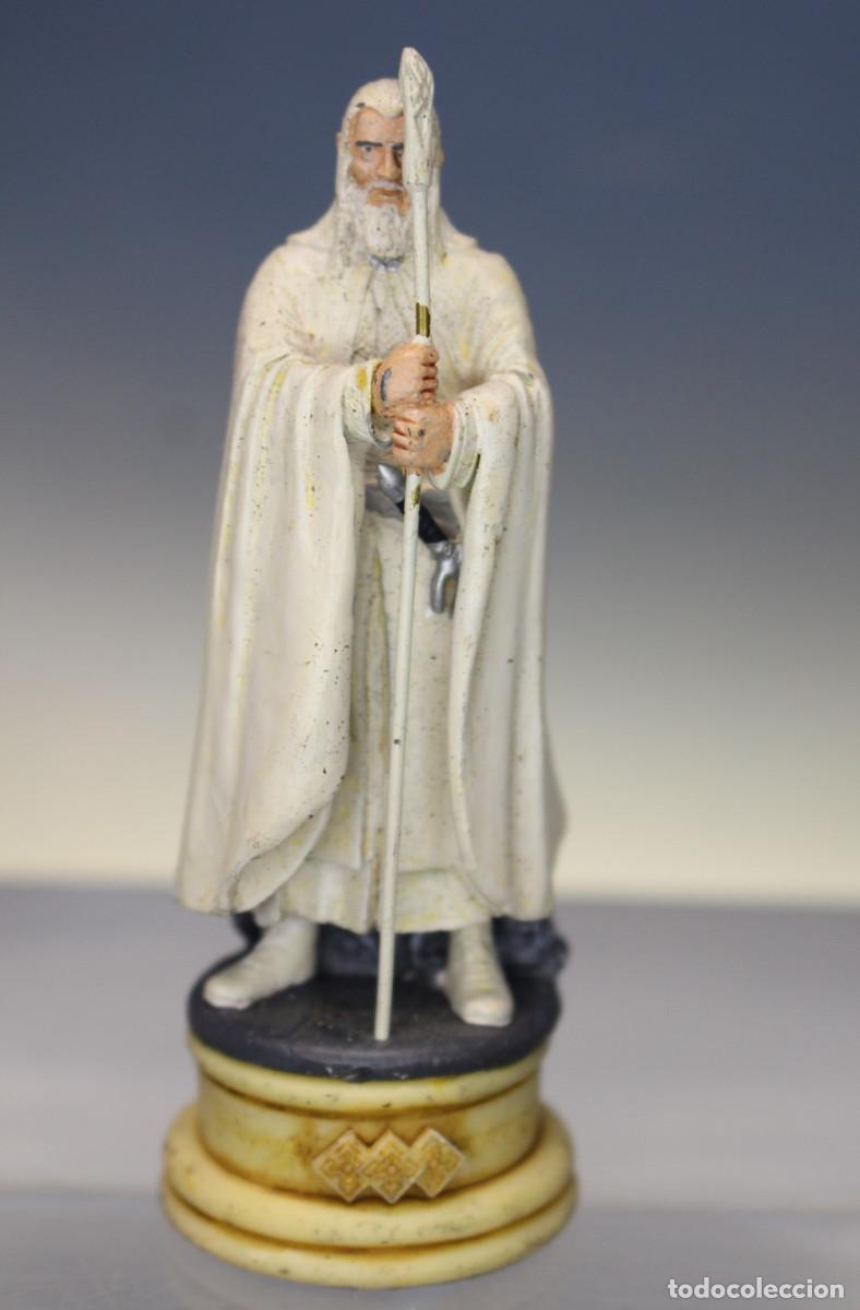 Juguetes antiguos: Gandalf, El Se&ntilde;or de los Anillos. Figura ajedrez de Eaglemoss.