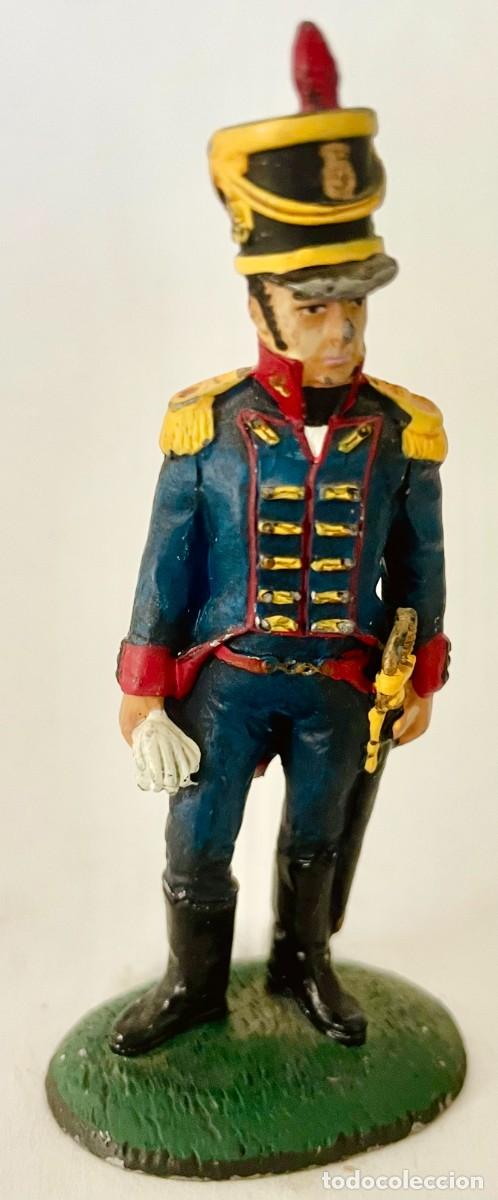 Juguetes antiguos: CAPIT&Aacute;N ARTILLER&Iacute;A ESPA&Ntilde;OLA A PIE. SOLDADOS DE LAS GUERRAS NAPOLE&Oacute;NICAS. DEL PRADO. 1:32. 8 CMS.