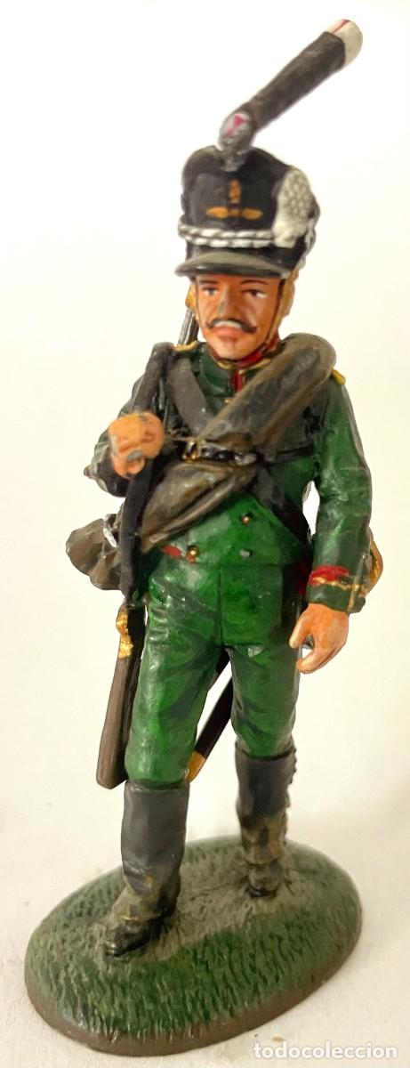 Juguetes antiguos: CARABINERO RUSO DE CAZADORES. 1812.. SOLDADOS DE LAS GUERRAS NAPOLE&Oacute;NICAS. DEL PRADO. 1:32. 8 CMS.