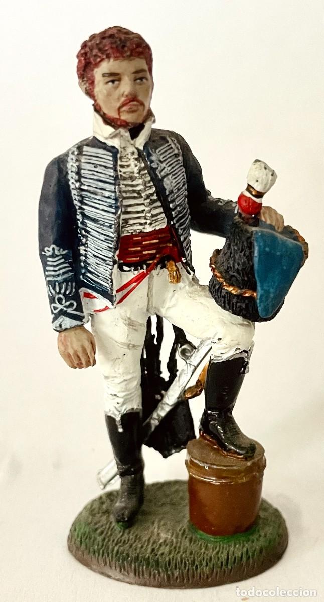 Juguetes antiguos: OFICIAL DE H&Uacute;SARES INGL&Eacute;S. 1814. SOLDADOS DE LAS GUERRAS NAPOLE&Oacute;NICAS. DEL PRADO. 1:32. 8 CMS.