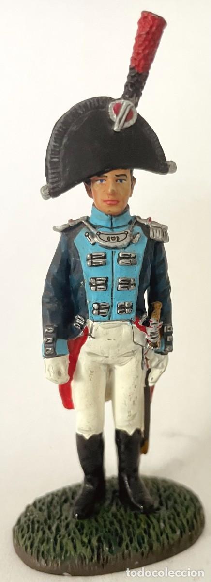 Juguetes antiguos: OFICIAL DEL REGIMIENTO HESSE-DARMSTADT. SOLDADOS DE LAS GUERRAS NAPOLE&Oacute;NICAS. DEL PRADO. 1:32. 8 CMS