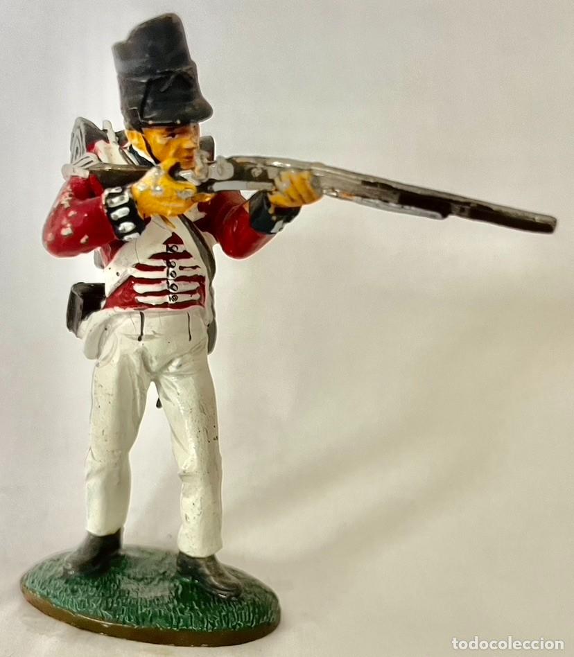 Juguetes antiguos: SOLDADO INGL&Eacute;S DE LA GUARDIA COLDSTREAM. SOLDADOS DE LAS GUERRAS NAPOLE&Oacute;NICAS. DEL PRADO. 1:32. 8 CM