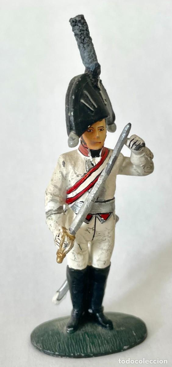 Juguetes antiguos: OFICIAL PRUSIANO DE LA GUARDIA FRANCESA DE CORPS. SOLDADOS DE LAS GUERRAS NAPOLE&Oacute;NICAS. DEL PRADO