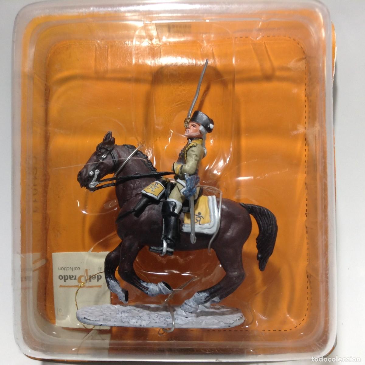 Juguetes antiguos: COLECCION HISTORIA DE LA CABALLLERIA: TROOPER PRUSSIAN HEAVY CAVALRY AT LEUTHEN, 1757 *DEL PRADO*