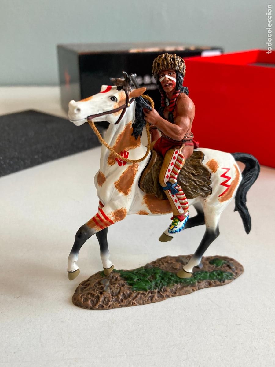Juguetes antiguos: KING & COUNTRY - INDIO MONTADO A CABALLO - NUEVO EN CAJA, VER FOTOS