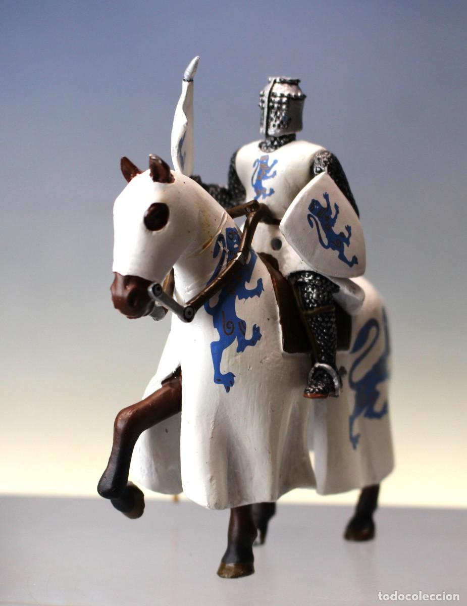 Juguetes antiguos: Caballero franc&eacute;s. 1:32. Caballeros de las Cruzadas, Altaya.
