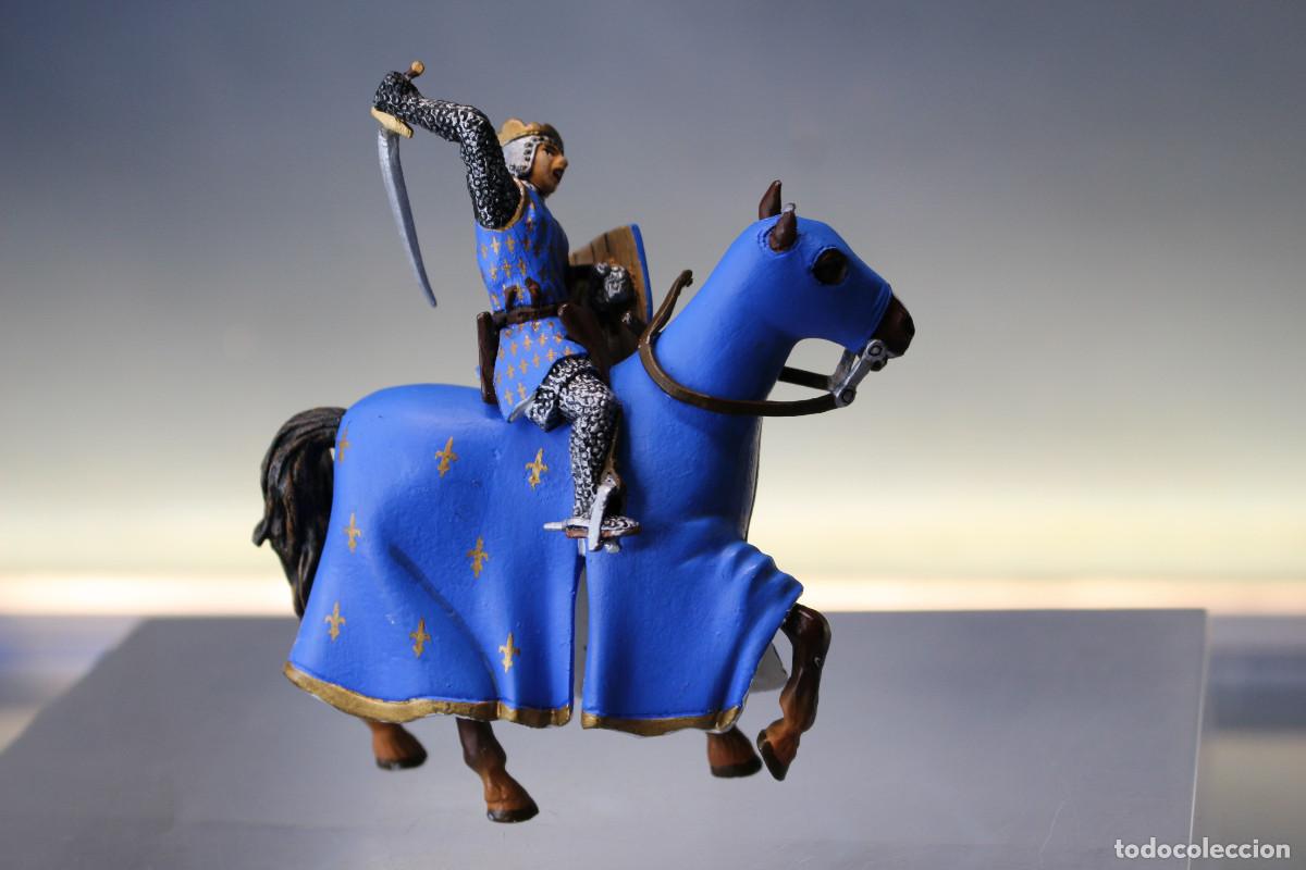 Juguetes antiguos: Rey Luis IX. 1:32. Caballeros de las Cruzadas, Altaya.