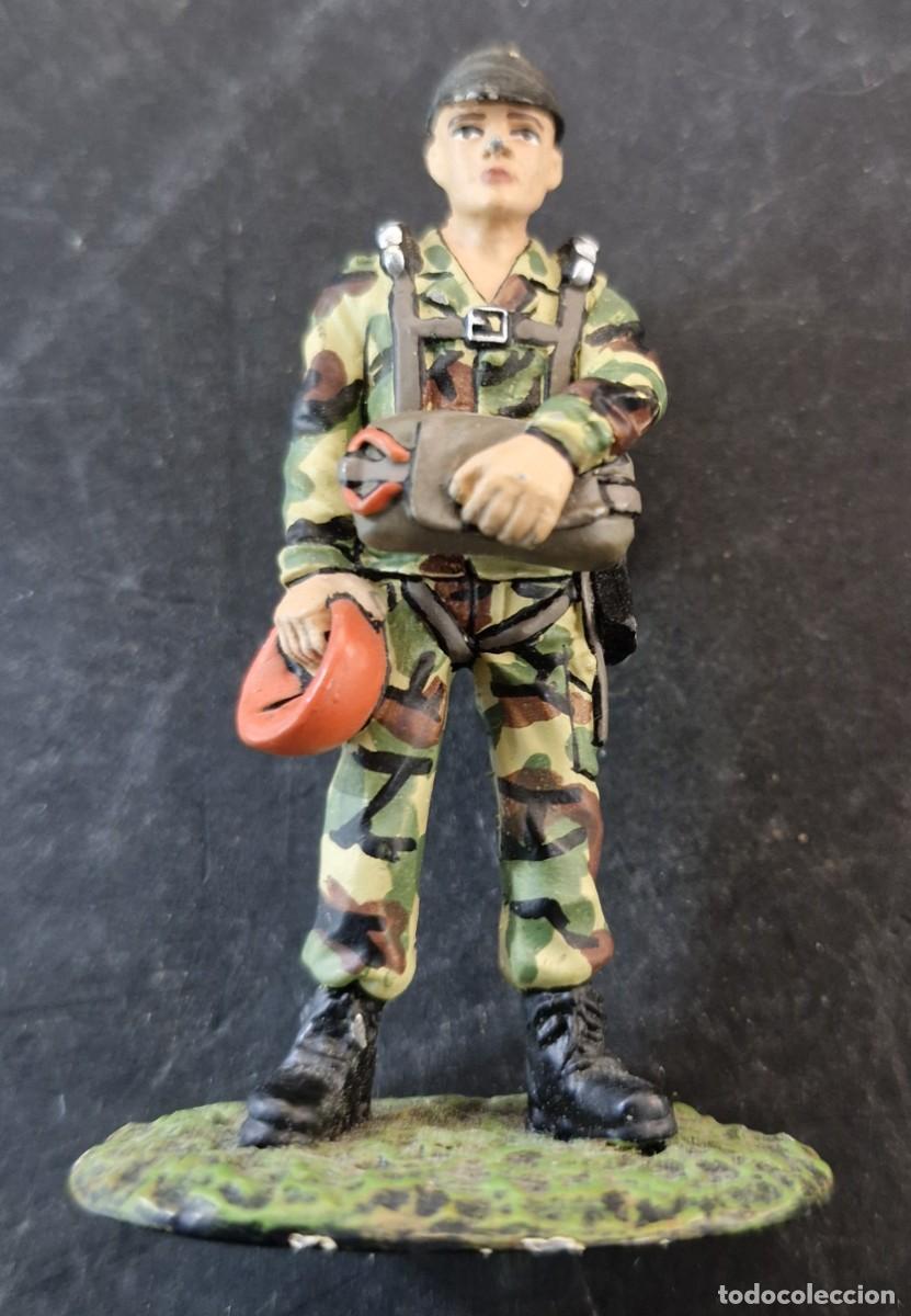 Jeux Anciens: PARACAIDISTA FRANCIA SOLDADITO DE PLOMO CUERPOS DE ELITE MILITAR TECXX 462