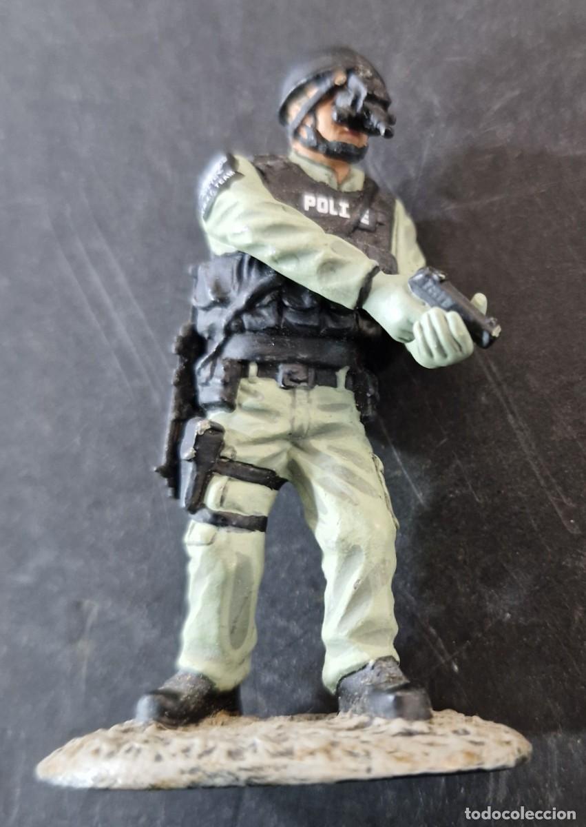 Old Toys: SOLDADO SWAT ATLANTA USA SOLDADITO DE PLOMO CUERPOS ELITE MILITAR TECXX 471