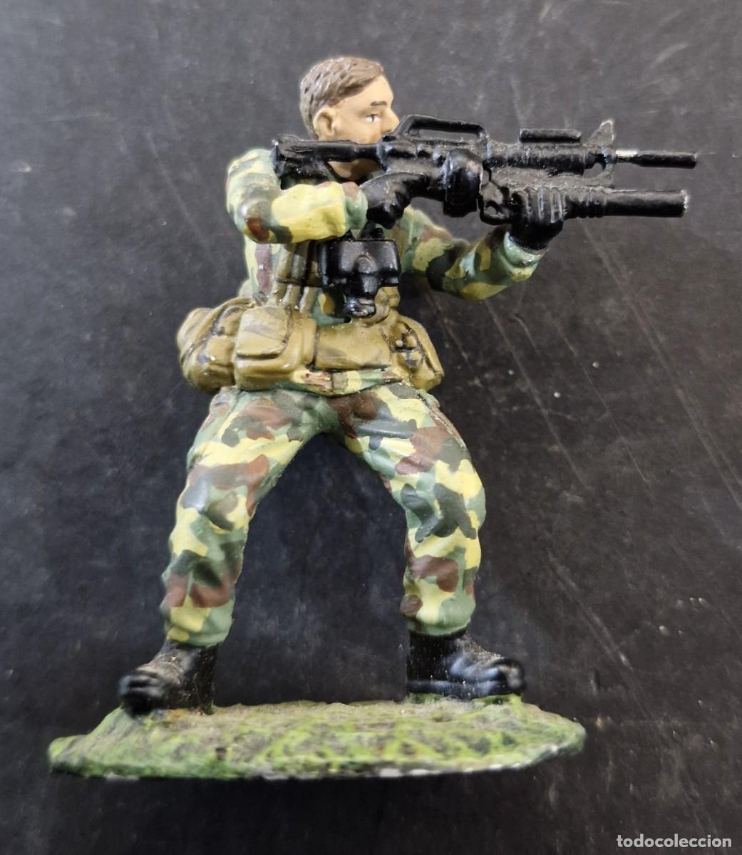 Juguetes antiguos: SOLDADO COMANDO DE MARINES FRANCIA CUERPOS ELITE MILITAR TECXX 480