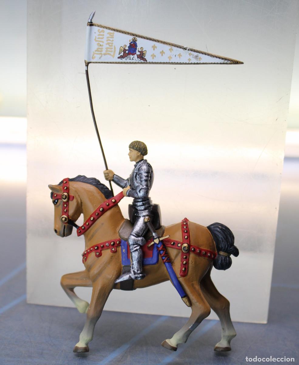 Juguetes antiguos: Juana de Arco. 1:32. Caballeros de las Cruzadas, Altaya.