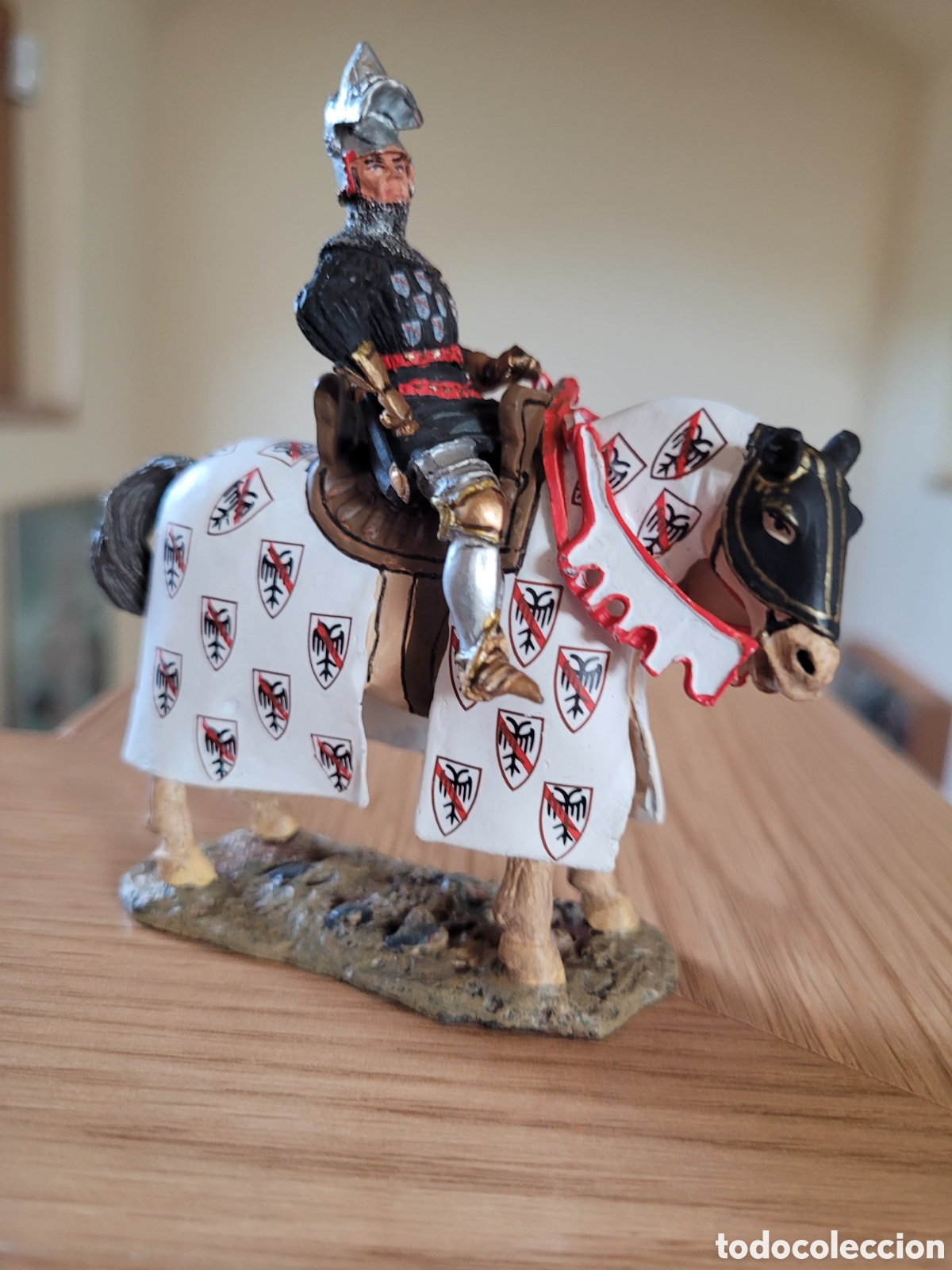 Juguetes antiguos: FIGURA DE CABALLERO MEDIEVAL de DEL PRADO : BERTRAND DU GUESCLIN, 1370