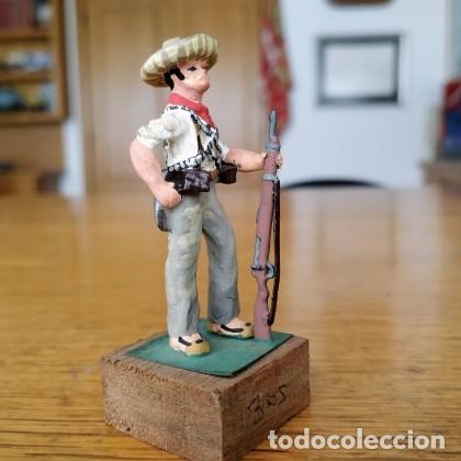 Juguetes antiguos: GUERRA CIVIL ESPA&Ntilde;OLA 54 MM VICENTE JULI&Aacute; CHAUVE - FIGURA PLOMO SOLDADITO MINIATURA 54MM