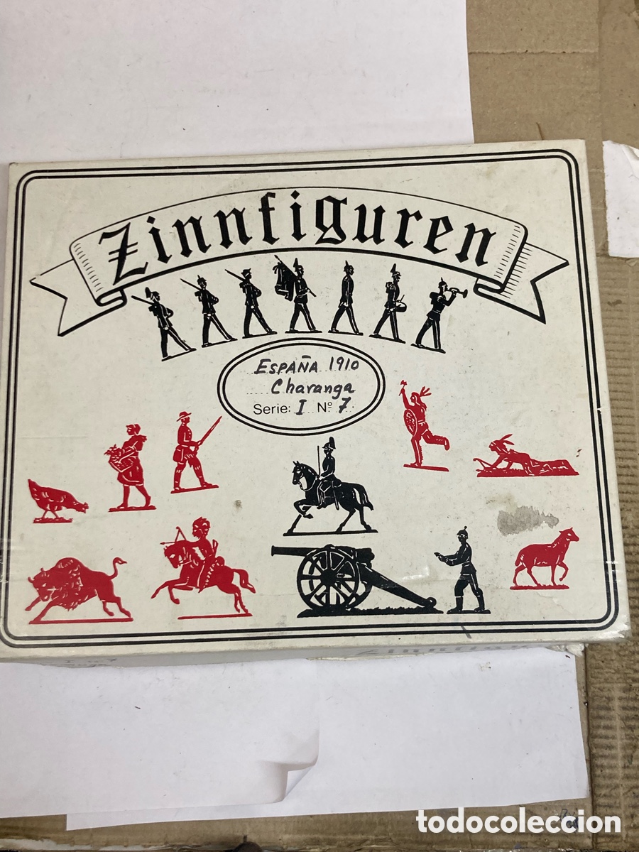 Altes Spielzeug: Caja figuras de plomo Zinnfiguren.Charanga Serie I N7&ordm;