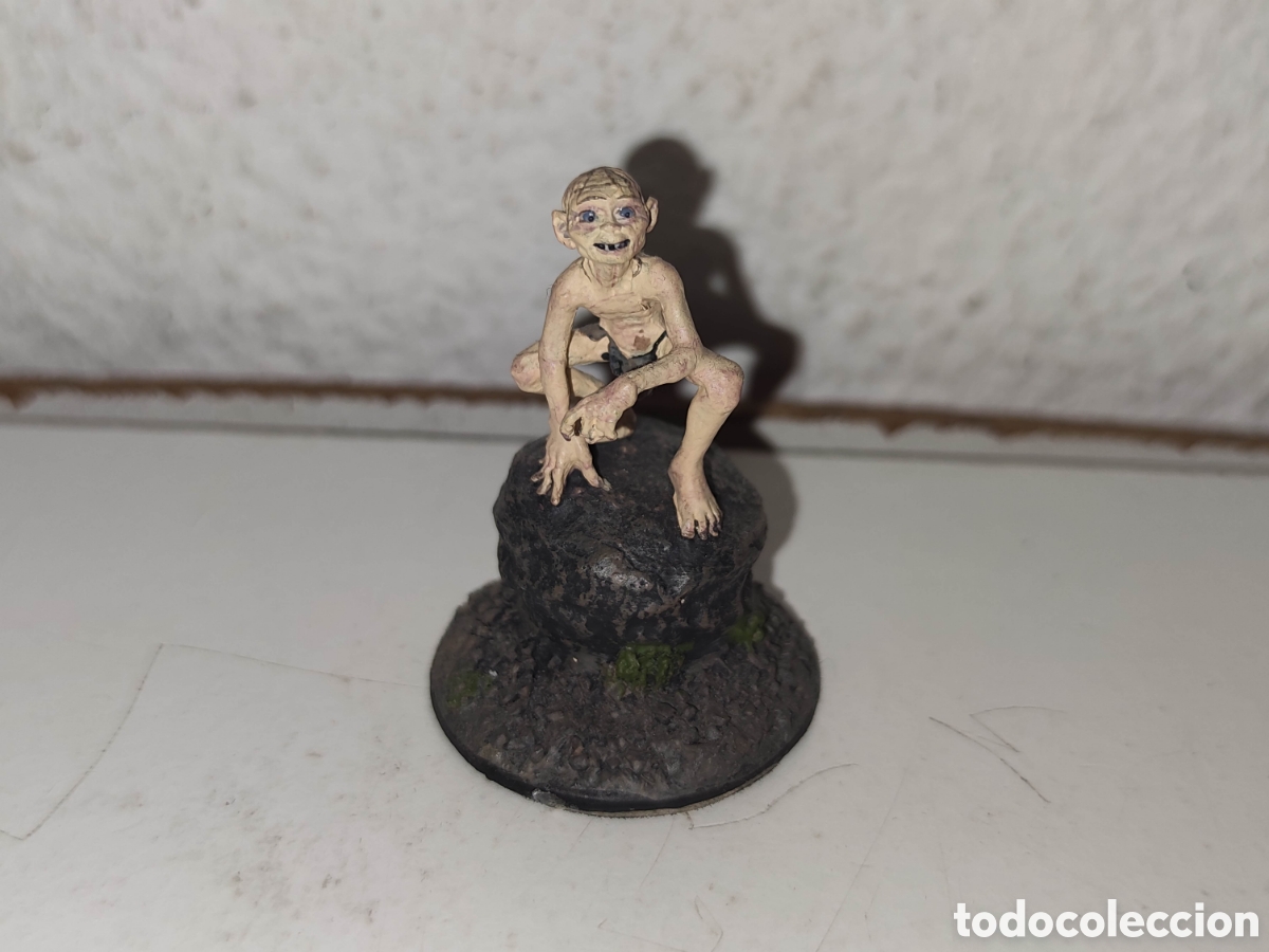 Jeux Anciens: Figura de plomo - El Se&ntilde;or de los anillos - Gollum - NLP - 2004 - LOTR - ESDLA