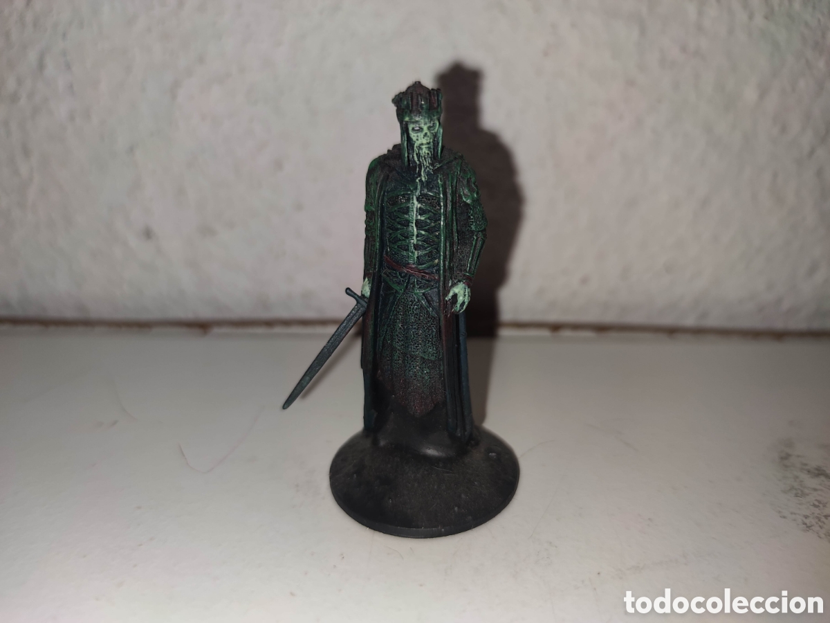 Jeux Anciens: Figura de plomo - El Se&ntilde;or de los anillos - Rey de los muertos - NLP - 2004 - LOTR - ESDLA