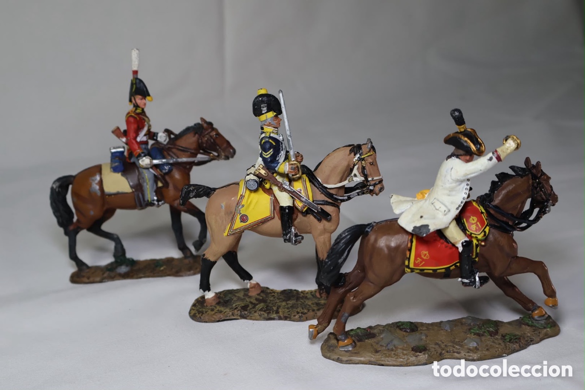Juguetes antiguos: LOTE TRES SOLDADOS PLOMO