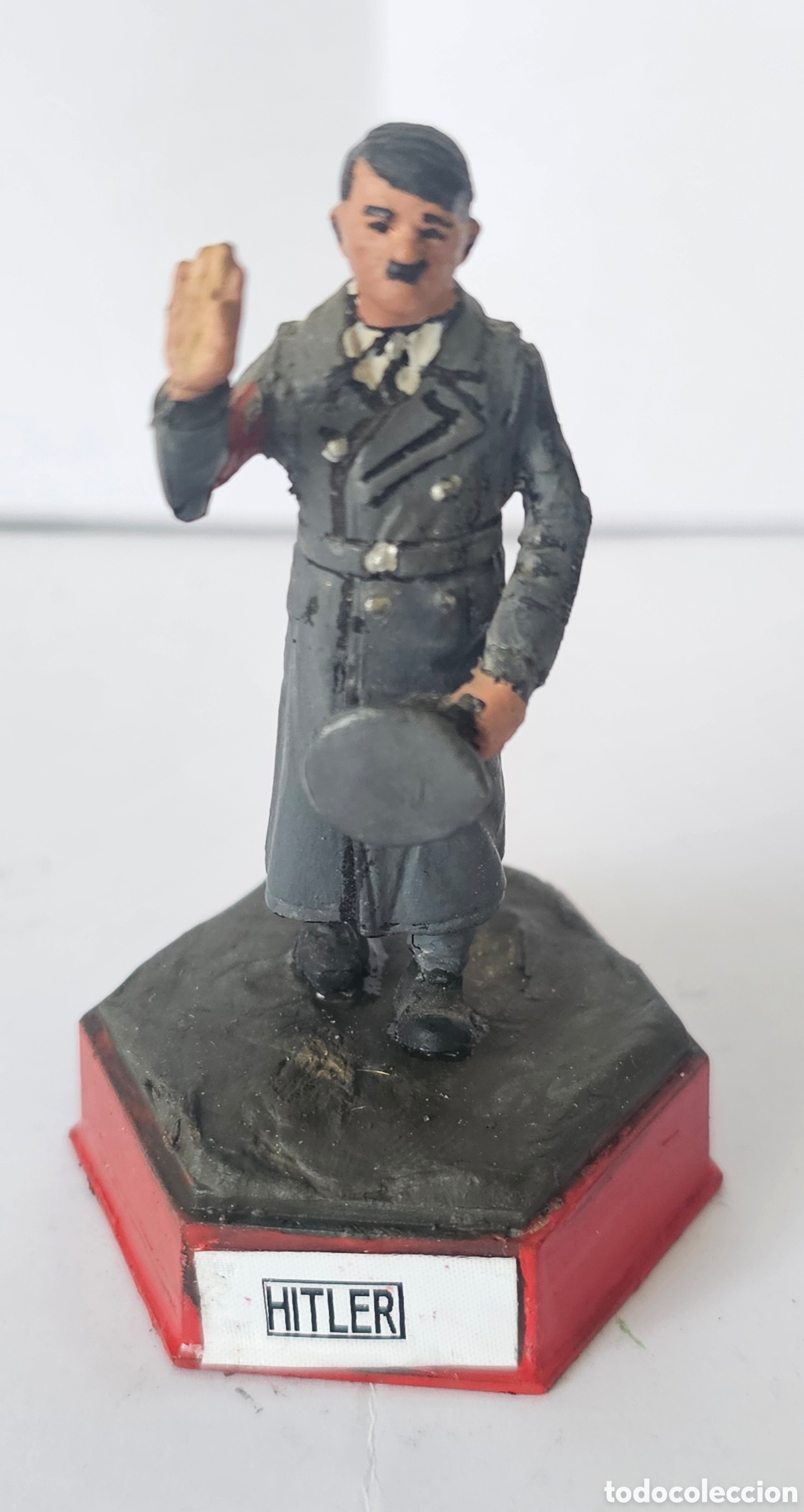 Juguetes antiguos: Figura de Hitler en plomo