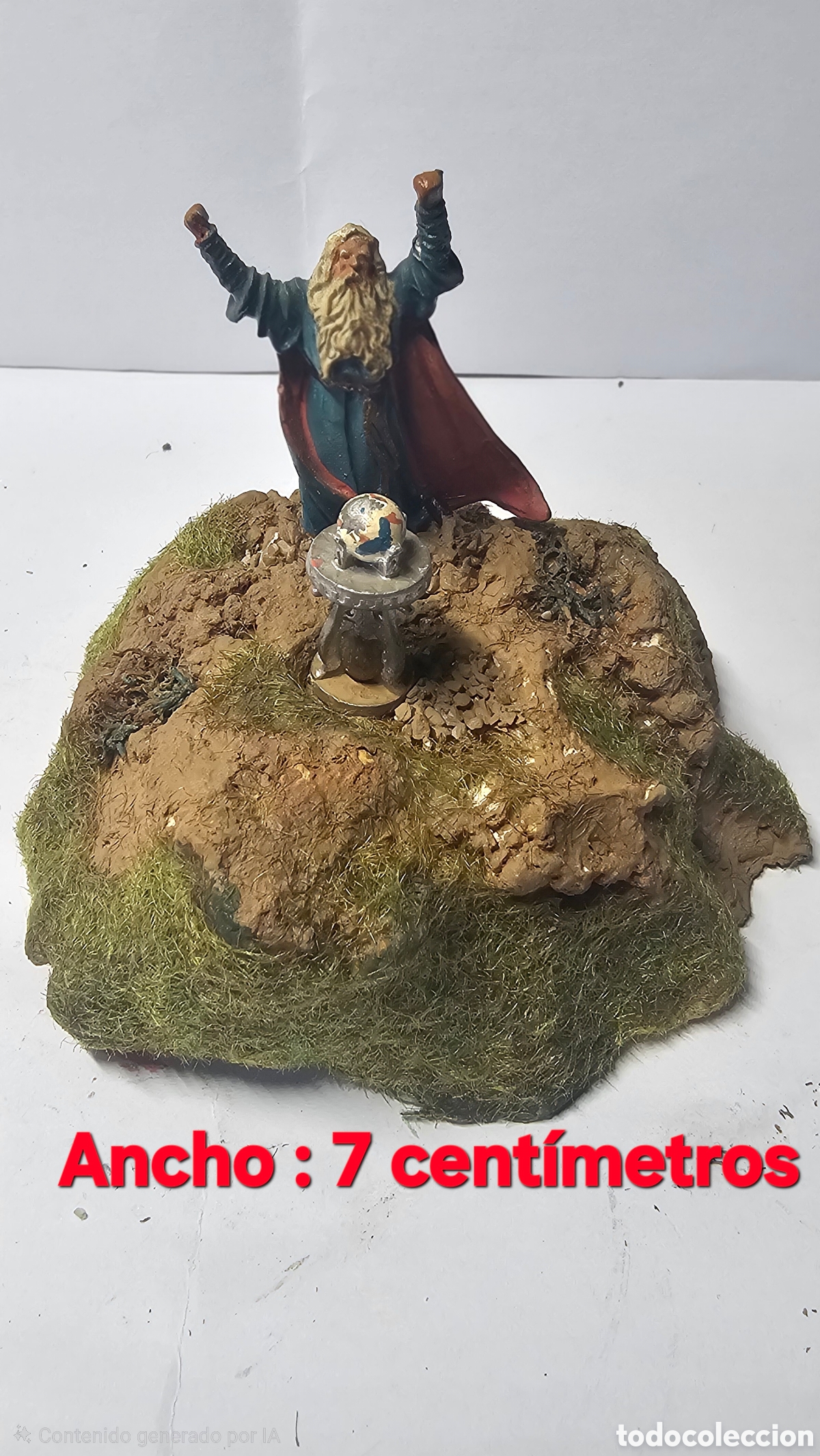 Juguetes antiguos: Mini diorama de mago