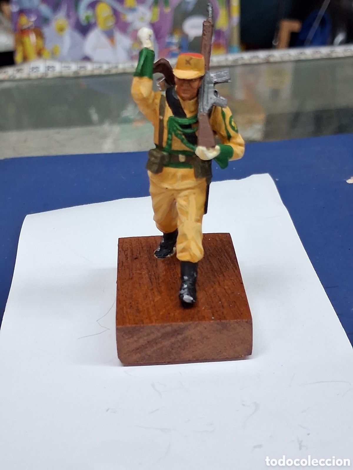 Juguetes antiguos: Soldado plomo regular melilla bianchetti