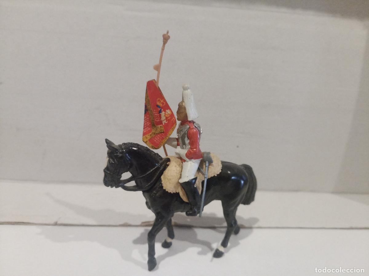 Juguetes antiguos: FIGURA DE PLOMO DE UN JINETE A CABALLO PSOIBLEMENTE NAPOLEONICO