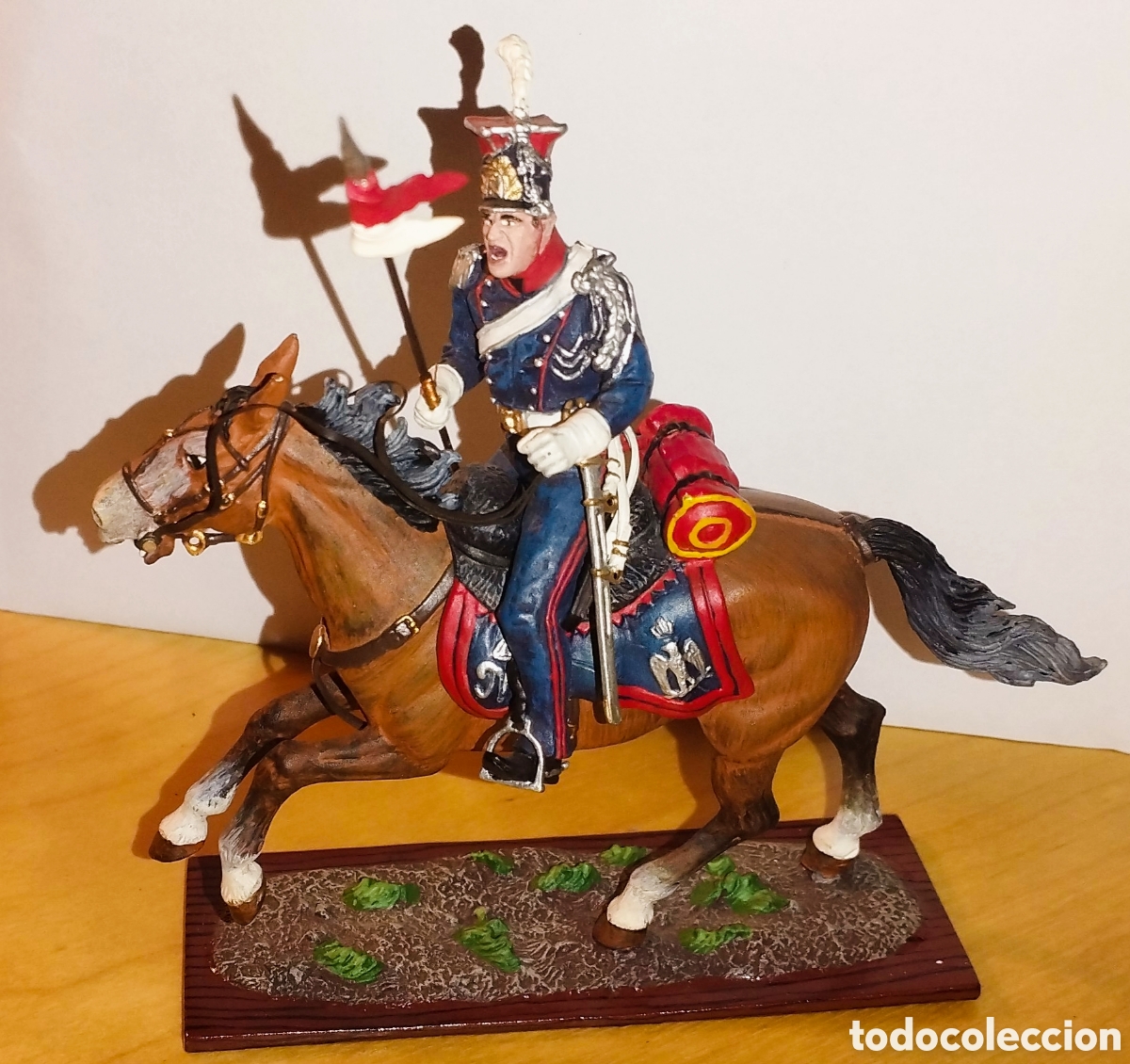 Juguetes antiguos: POLISH LANCER CAVALLERIA POLACA GUARDIA IMPERIAL FRANCESA - DISTLER - 1970-1980? - 1:24