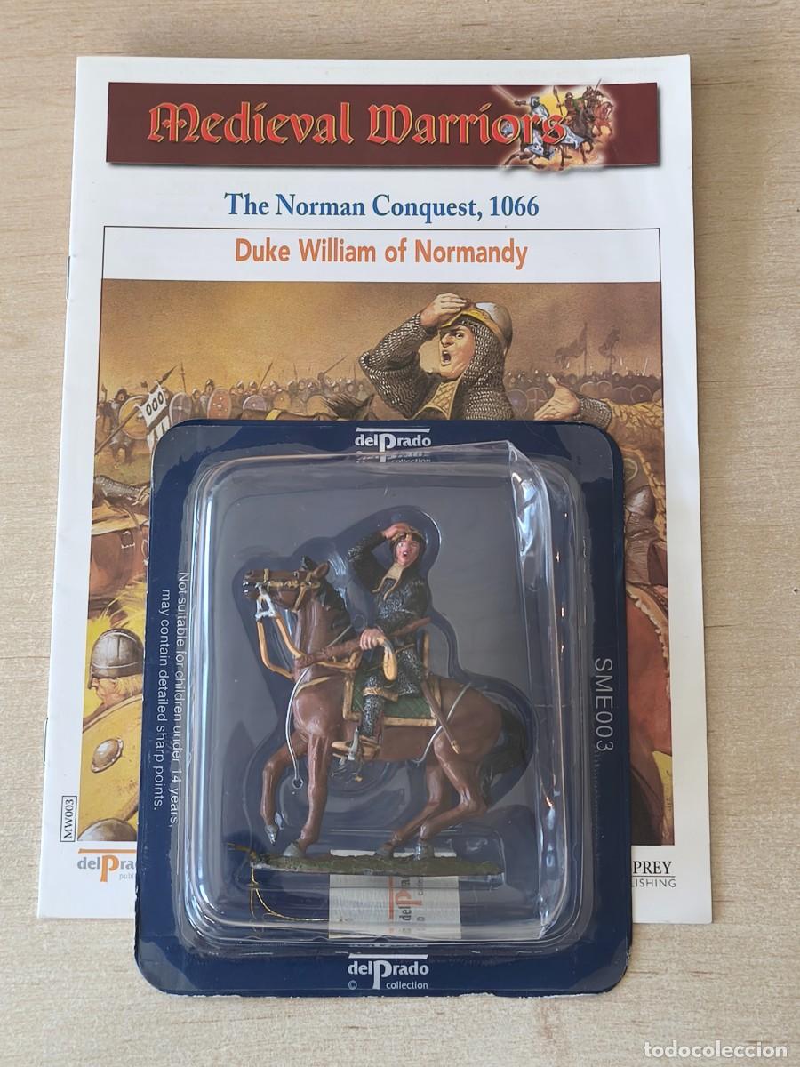 Juguetes antiguos: Caballero Medieval de plomo Duke William of Normandy 1066.