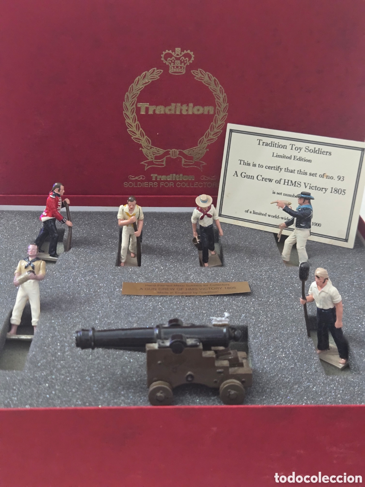 Juguetes antiguos: Soldados de plomo Tradition,Edici&oacute;n limitada.N&uacute;mero 486 de 1000.