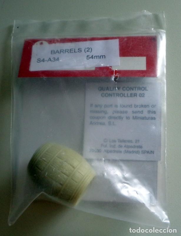 Juguetes antiguos: ANDREA MINIATURES BARRIL BARRILETE METAL MINIATURAS ANDREA. UN BARRIL