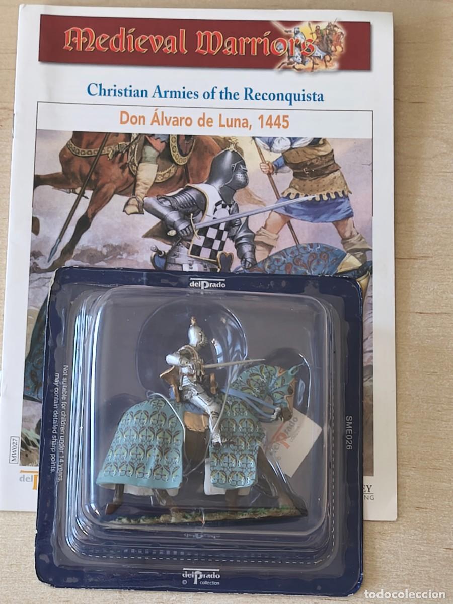 Juguetes antiguos: Caballero Medieval de plomo Don &Aacute;lvaro de Luna 1445. Colecci&oacute;n Medieval Warriors SME026. Ediciones d
