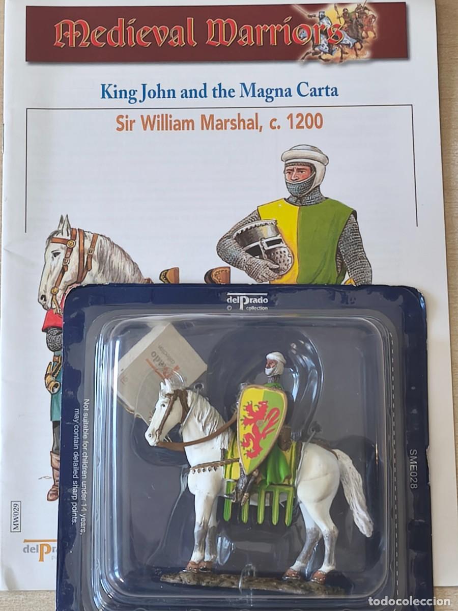 Juguetes antiguos: Caballero Medieval de plomo Sir William MArshal 1200. Colecci&oacute;n Medieval Warriors SME028. Ediciones