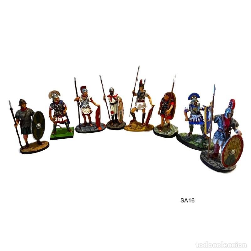 Juguetes antiguos: SET 7 SOLDADOS ANTIGUA ROMA. ANDREA MINIATURES 1:32. INFANTER&Iacute;A AUXILIAR, INFANTER&Iacute;A PESADA (SA16)