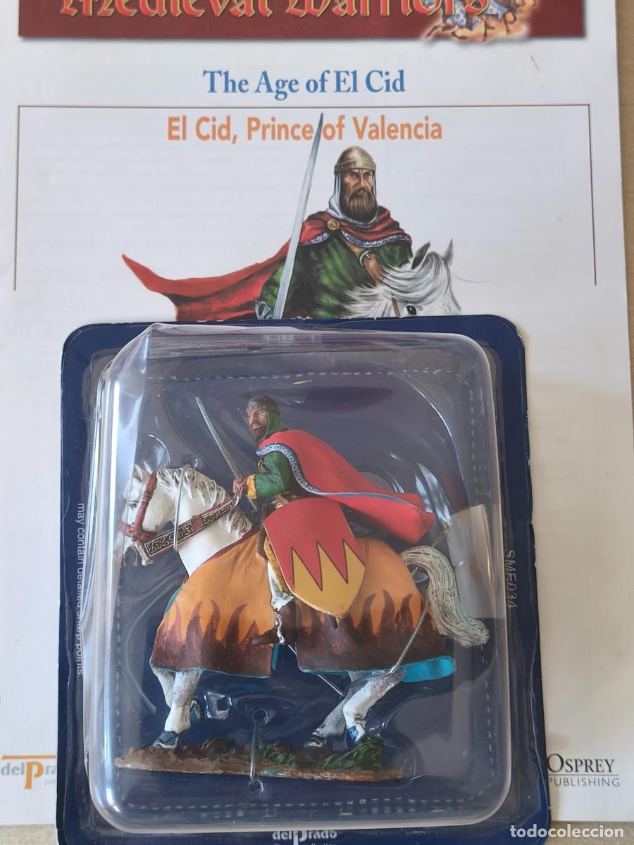 Juguetes antiguos: Caballero Medieval de plomo El Cid, Prince of Valencia. Colecci&oacute;n Medieval Warriors SME034. Edicione