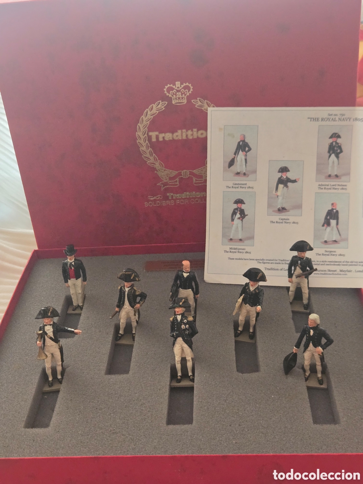 Juguetes antiguos: Soldados de plomo Tradition, Almirante Nelson