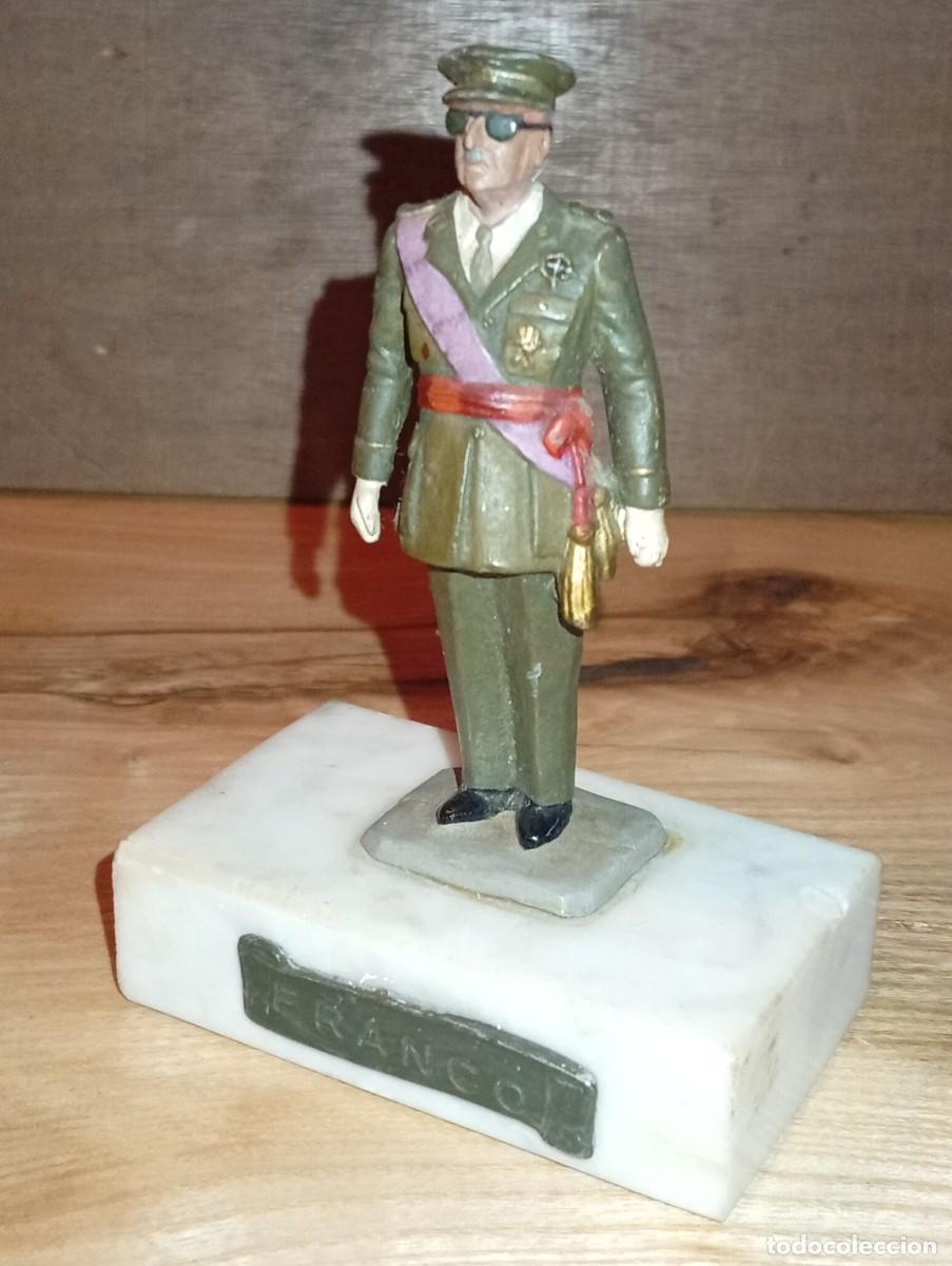 Juguetes antiguos: FIGURA FRANCISCO FRANCO GENERAL SOLDADO DE PLOMO ALYMER MADE IN SPAIN MINIPLOMS CAUDILLO