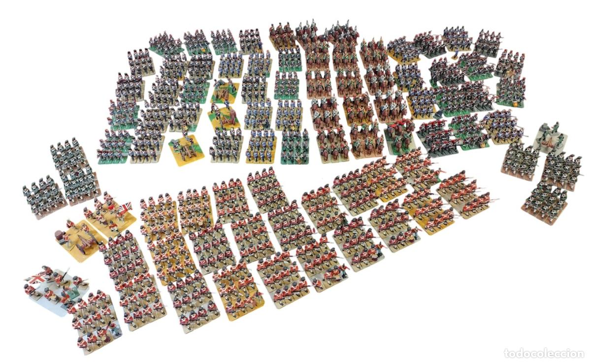 Juguetes antiguos: GRAN LOTE DE SOLDADOS DE PLOMO DE LAS GUERRAS NAPOLE&Oacute;NICAS. 25 MM. PINTADOS A MANO. SIGLO XX.
