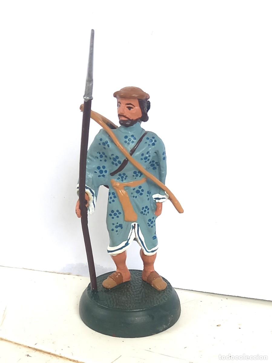 Juguetes antiguos: Figura de plomo de un Guerrero Persa-Almirall Palou refa.3/005