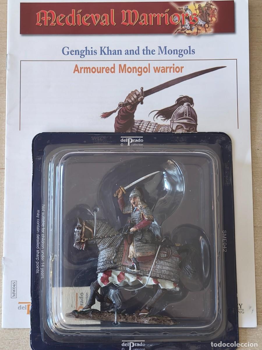 Juguetes antiguos: Caballero Medieval de plomo Armoured Mongol Warrior, Genghis Khan and the Mongols. Colecci&oacute;n Medieva