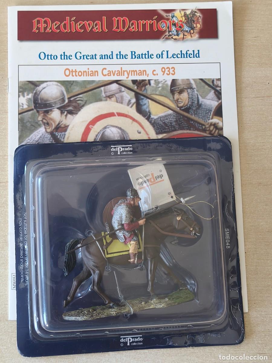 Juguetes antiguos: Caballero Medieval de plomo Ottonian Cavalryman 933. Colecci&oacute;n Medieval Warriors SME048. Ediciones d