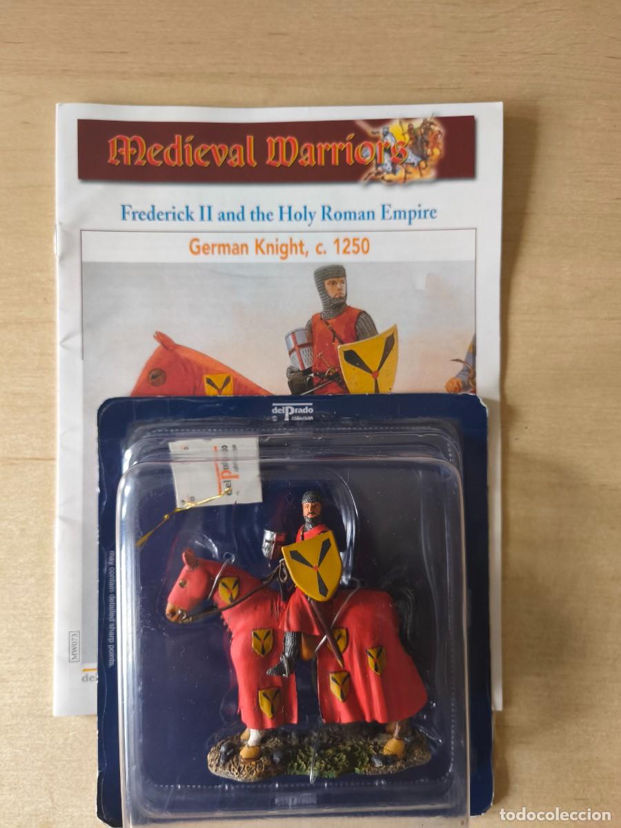 Juguetes antiguos: Caballero Medieval de plomo German knight 1250. Colecci&oacute;n Medieval Warriors SME070. Ediciones del Pr