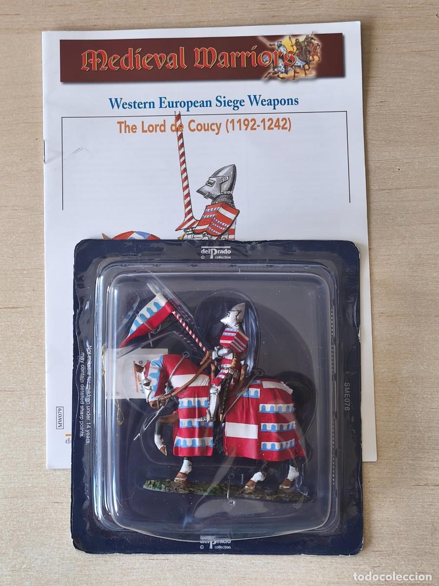 Juguetes antiguos: Caballero Medieval de plomoThe Lord of Coucy (1197-1242). Colecci&oacute;n Medieval Warriors SME076. Edicio